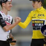 Jonas Vingegaard, à droite, et Tadej Pogacar domineront-ils également le Tour de France 2024 ? KEYSTONE/AP/THIBAULT CAMUS
